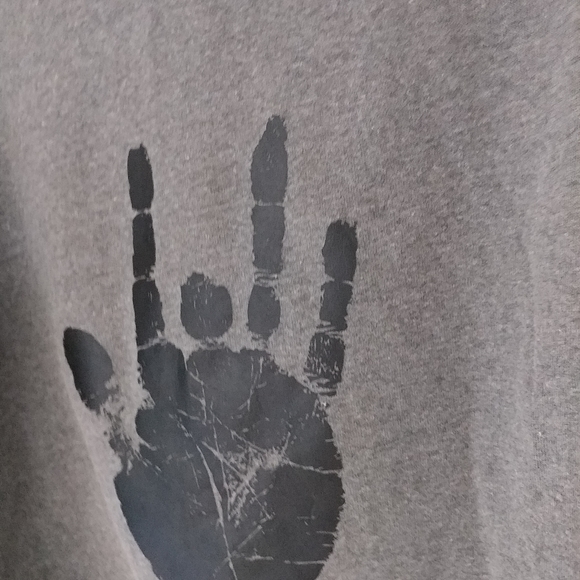 Jerry Garcia Grateful Dead Handprint Zip Hoodie - Picture 5 of 5